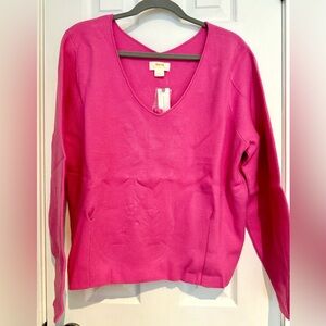 Bright and Fun Fuschia Sweater